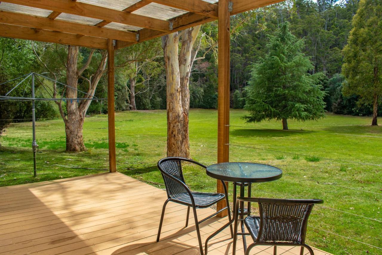 Russell Falls Holiday Cottages Parque Nacional Exterior foto